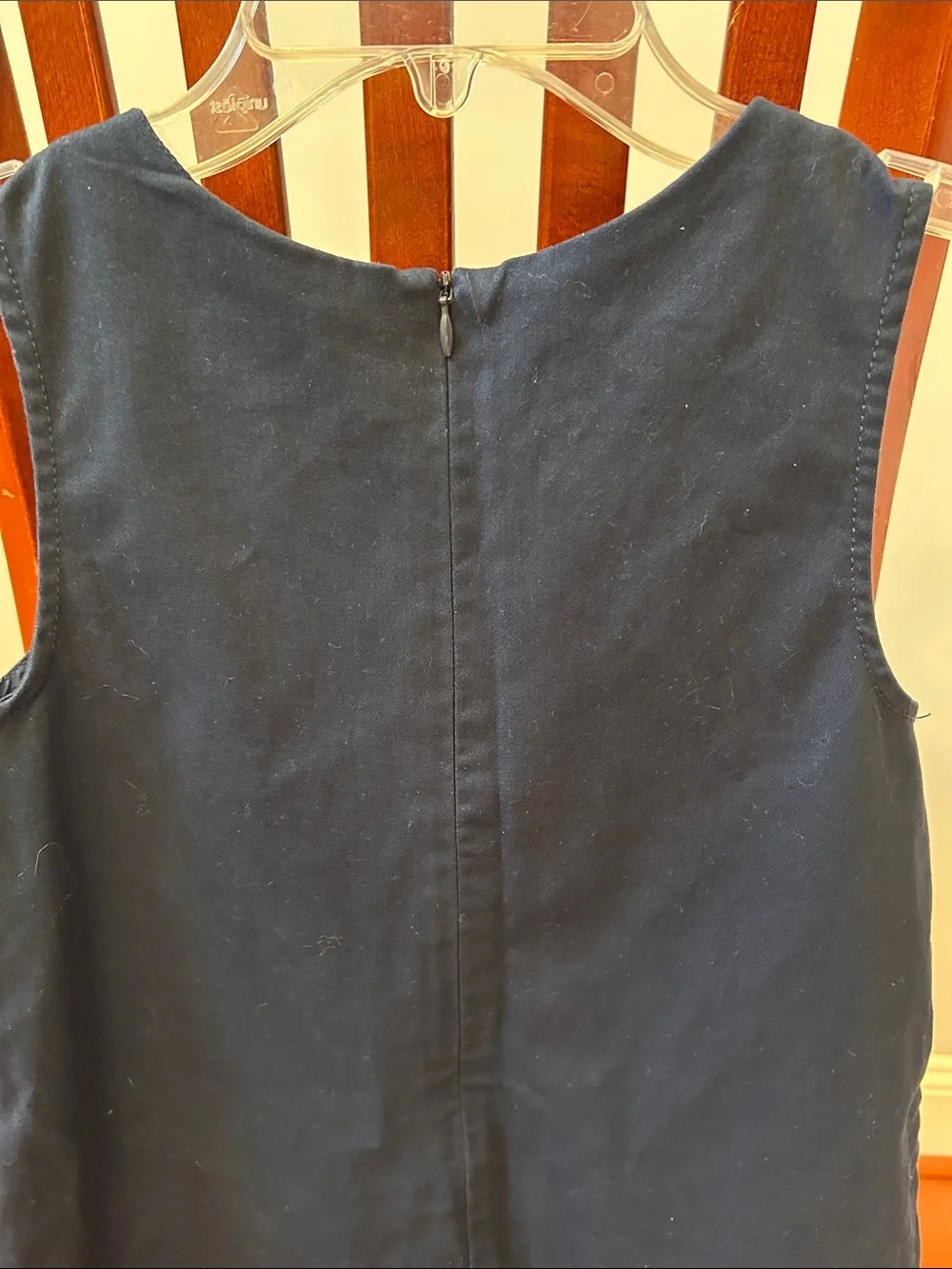 Gymboree Navy Blue Sleeveless Drop-Waist Dress